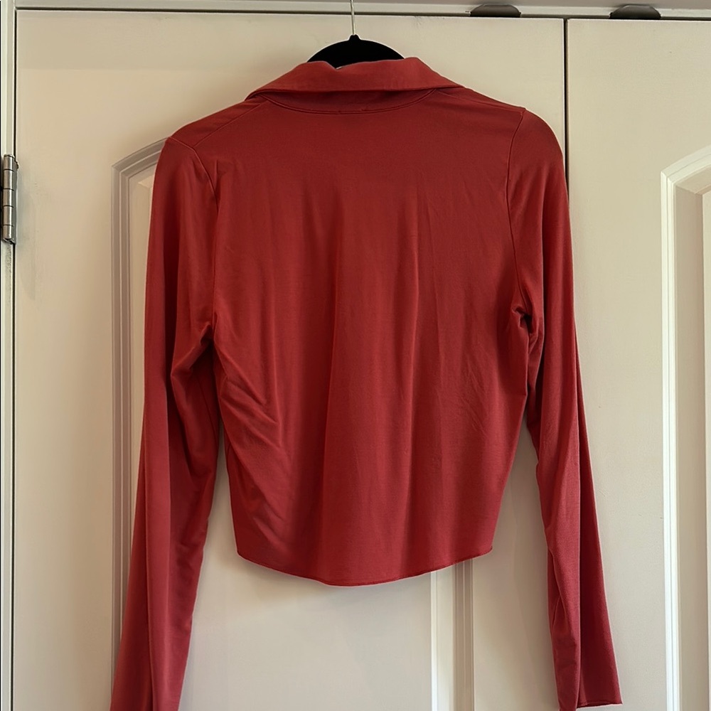 Wilfred Rust Button-Up Top - Picture 3 of 3